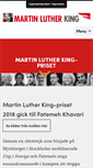 Mobile Screenshot of martinlutherking.se