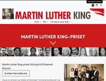 Tablet Screenshot of martinlutherking.se